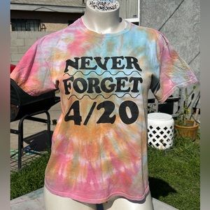 RARE NF420 tie dye shirt